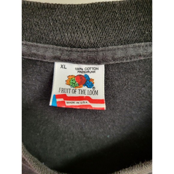 VTG 1991 Nine Inch Nails XL Tour Band Rock Shirt Embroidered Pretty Hate Machine - Picture 4 of 5